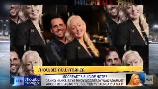Mindy McCready's last song a suicide note?