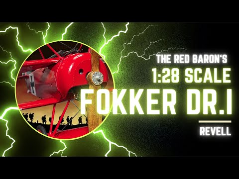 The Red Baron's  Fokker Dr.I Triplane - 1:28 Scale from Revell