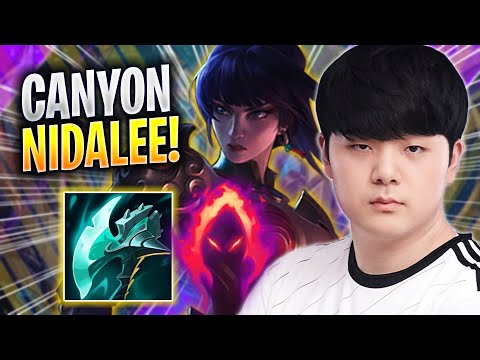 CANYON IS SO CLEAN WITH NIDALEE! - DK Canyon Plays Nidalee JUNGLE vs Neeko! | Season 2023