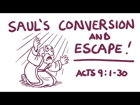 Saul's Conversion and Escape Bible Animation (Acts 9:1-30)