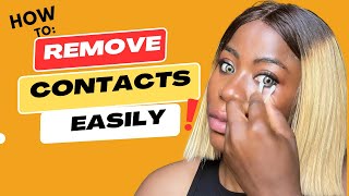 How To Remove Contact Lenses Easily Using A Cutting Bud