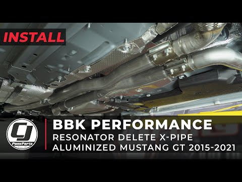 2015-2023 Mustang GT Install | BBK Resonator Delete X-Pipe