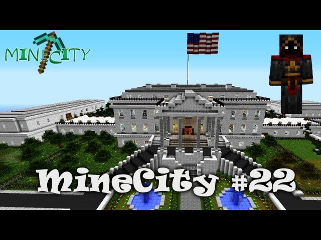 Linda Casa Branca / Beautiful White House Minecraft Map