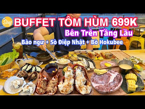 699K Ăn Sập Buffet TÔM HÙM & Hải Sản Cao Cấp, BÒ HOKUBEE Hảo Hạng | KAJUN BBQ GARDEN REVIEW