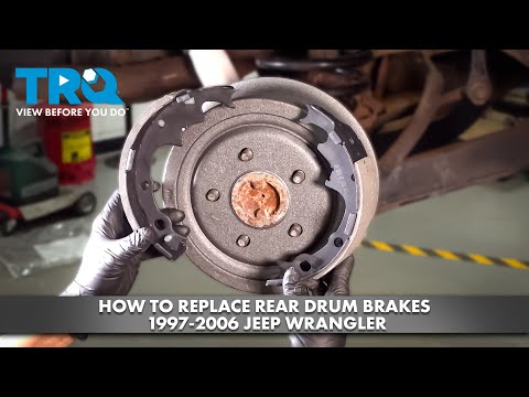 How to Replace Rear Drum Brakes 1997-2006 Jeep Wrangler