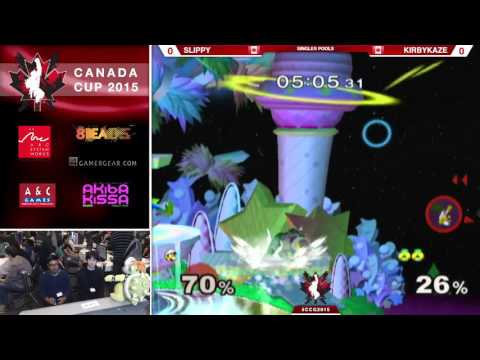 CCG2K15 - Slippy (Luigi) vs KirbyKaze (Sheik) - Melee Singles Pools