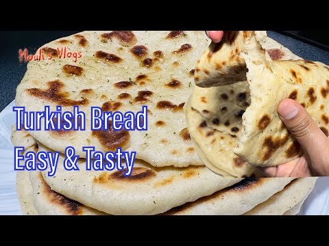 How to make Turkish Bread - Easy, Delicious, Fluffy, Tasty, Soft