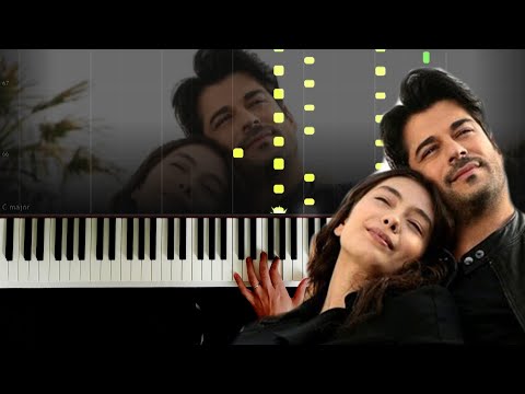 Kara Sevda - Mucizem - Slow Easy Piano Tutorial