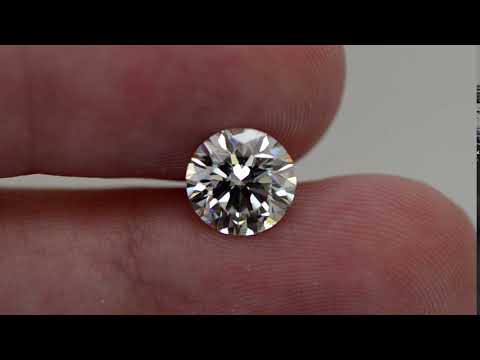 Loose Round Shape Lab Grown Diamond 2.02 Carat G/VS1