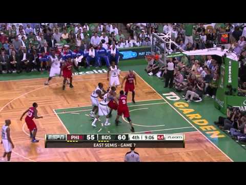 Rajon Rondo triple double vs Philadelphia Sixers full highlights GM7 NBA Playoffs 2012.05.26 HD
