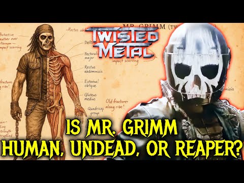 Mr. Grimm Origin & Anatomy Explored - From Haunted War Veteran to The Grim Reaper | Twisted Metal