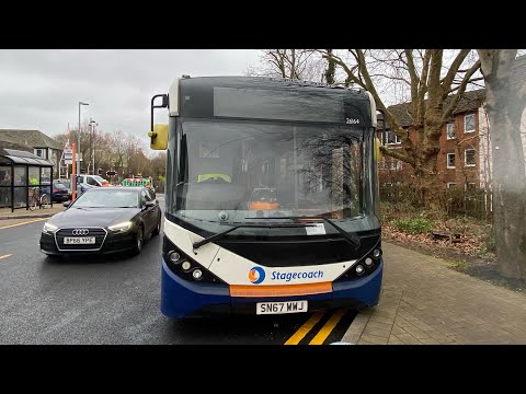 *A3 Thrash* 26164 Stagecoach South ADL E200MMC On Route 37 To Petersfield