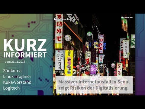 Südkorea, Linux-Trojaner, Kuka-Vorstand, Logitech | Kurz informiert vom 26.11.2018