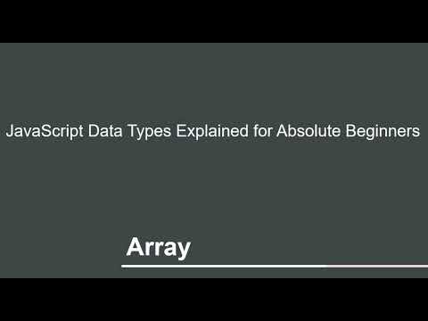 Javascript Data Types Explained For Beginners Complete Js Tutorial