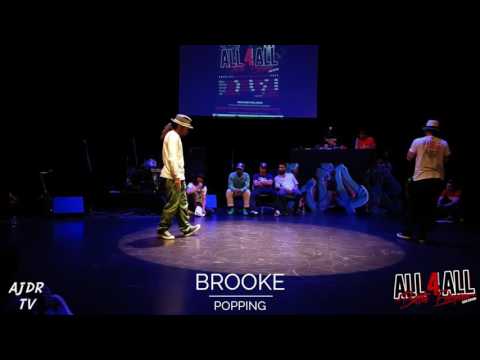 ALL 4 ALL BATTLE EUROPÉEN 2016 - POPPING - BROOKE vs POPPIN 'C