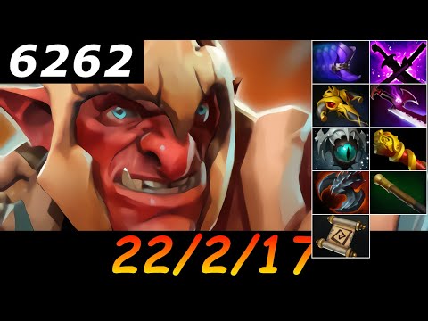 Dota 2 Troll Warlord 6262 MMR 22/2/17 (Kills/Deaths/Assists) Ranked Full Gameplay
