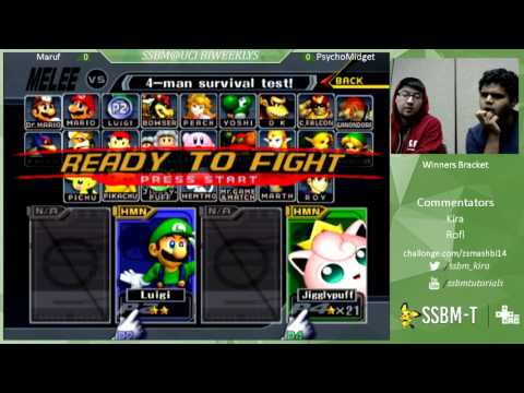 UCI 14 - Maruf (Luigi) vs Psychomidget (Jigglypuff) - Super Smash Bros. Melee