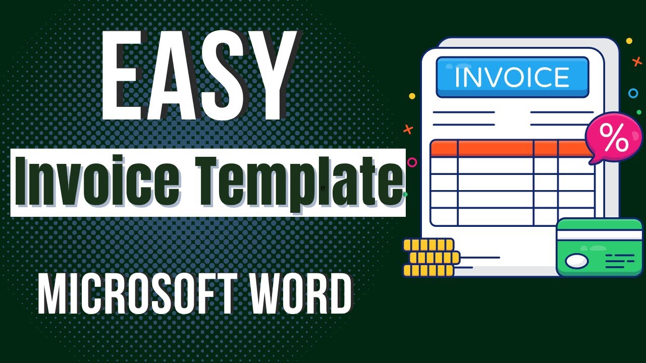 How to create an invoice in word tutorial - Basic Invoice Template