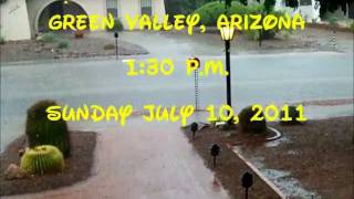 preview picture of video 'Green Valley, Arizona Frog-Strangler'