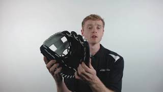 Video thumbnail: Easton Stealth Pro 11.75" Fastpitch Softball Glove: STFP1175BKWH