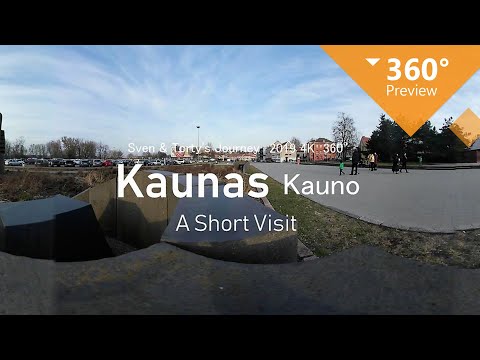 Q-We 360° Trip • Visit Kaunas:  IX Fort to the Old Town 4K