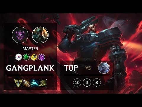 Gangplank Top vs Volibear - KR Master Patch 10.11