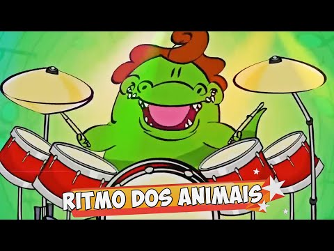 Ritmo dos Animais ♪ Turma Kids e Cia (Música Infantil com Desenhos Animados)