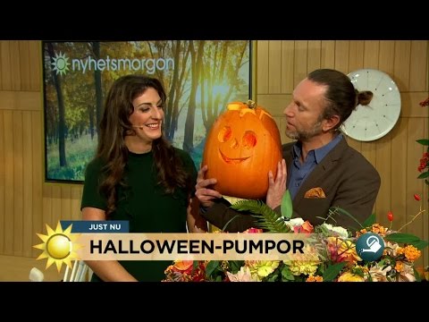 Så designar du Halloween-pumpan - Nyhetsmorgon (TV4)