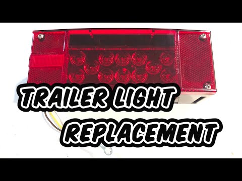 Boat Trailer Tail Light Repair