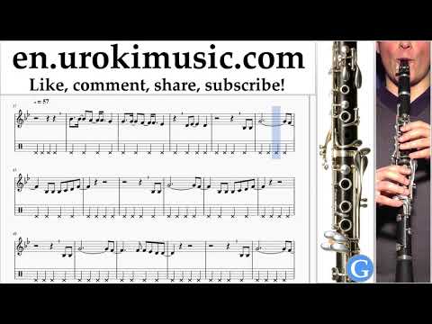 How to Play Clarinet P!nk - What About Us Tabs Part#2 um-i352