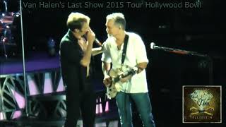 Edward Van Halen &amp; David Lee Roth ~ &quot;THE LAST HUG GOODBYE&quot; ~ Last Show EVER Hollywood Bowl 10/4/15