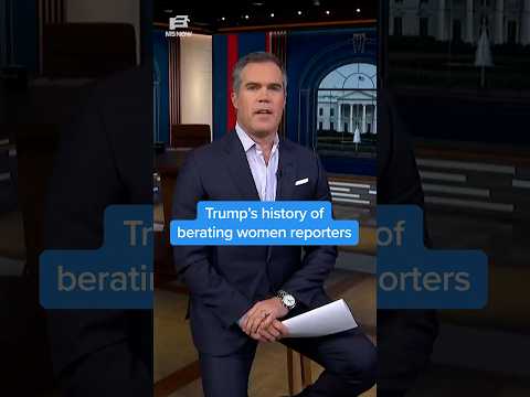 Trump's history of berating women reporters
