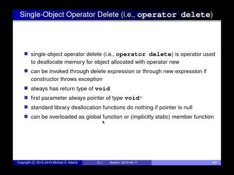 SENG 475 Lecture 19 (2019-06-18) — Memory Management