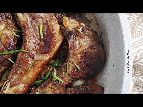 RECETTE DE CÔTELETTES D'AGNEAU
