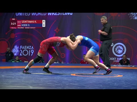BRONZE WW - 57 kg: R. SZENTTAMASI (HUN) v. O. HOEIE (NOR)