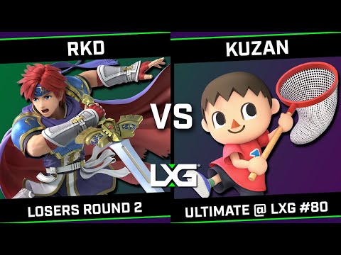 RKD (Kazuya/Roy) vs Kuzan (Villager) - Smash Ultimate @ LXG 80