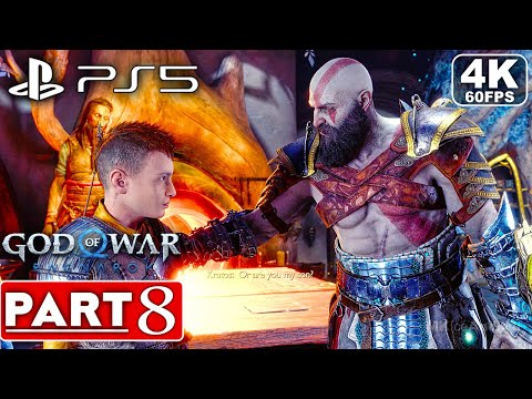 GOD OF WAR RAGNAROK Gameplay Walkthrough Part 8 FULL GAME [4K 60FPS PS5] - No Commentary