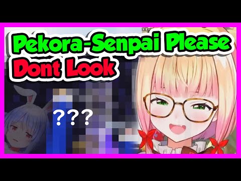 Nene Has a Surprise For Pekora-Senpai In Minecraft... [Hololive/Eng sub] [Pekora, Nene]