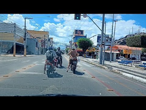 Entrando no município de Quixadá, Ceará.