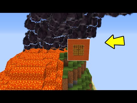 DEV YANARDAĞ PATLAMASI VS EV! 🏡 - Minecraft