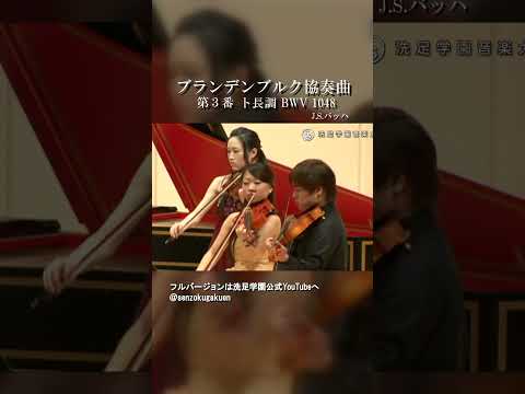 ブランデンブルク協奏曲 第３番 ト長調 BWV 1048