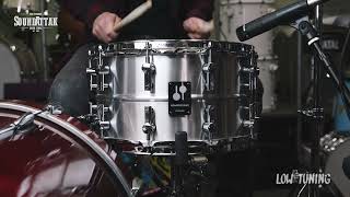 Video thumbnail for Sonor Kompressor Series 14x8" Polished Aluminium Snare Drum by Peter Lewis