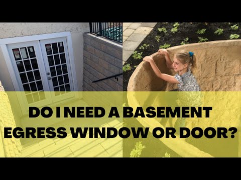 How To Know If You Need a Basement Egress Window or Door( Requirements, Codes, Cost, Permits)