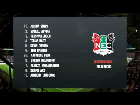 Opstelling N.E.C. - RKC