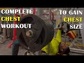 COMPLETE CHEST WORKOUT to Gain Size by Wasim Khan Indian Bodybuilder