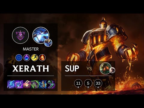 Xerath Support vs Nautilus - EUW Master Patch 11.10