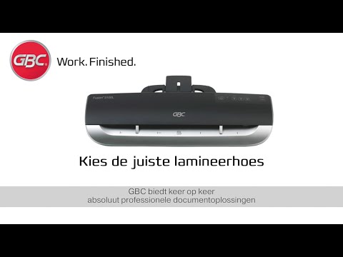 Een Lamineerhoes GBC A3 2x80micron koop je bij All Office Kuipers BV