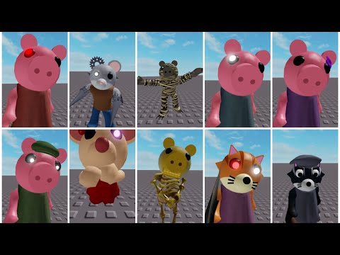 All Piggy Jumpscare Sounds But Fixed! Game by @tooneysailor