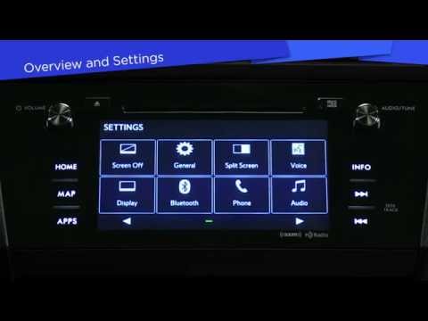 How-To Guide: Overview and Settings, 7-inch Infotainment System with Navigation