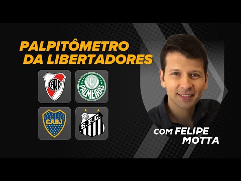 Palpitômetro da Libertadores com nosso vidente! Os resultados de River x Palmeiras e Boca x Santos